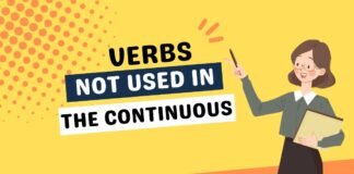Verbs not Used in the Continuous