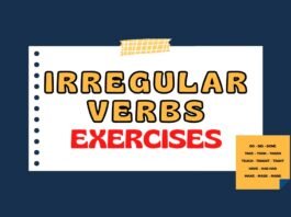 Irregular verbs exercises