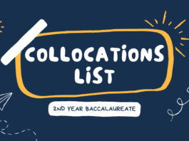 2nd Year Baccalaureate Collocations