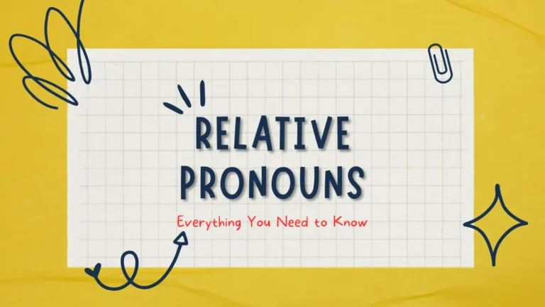 Grammar - Relative Pronouns