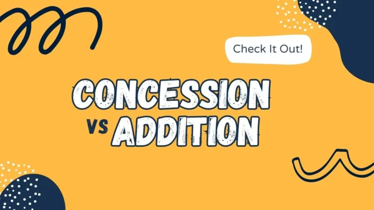 Addition and Concession Linking Words