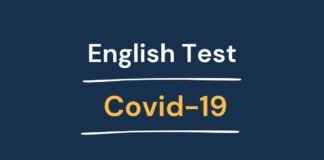 English Test - CoronaVirus Covid-19