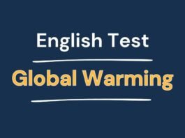 English Test - Global Warming