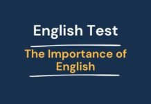 English Test - The Importance of English