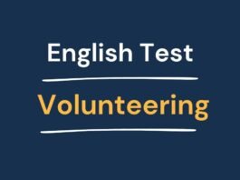 English Test - Volunteering