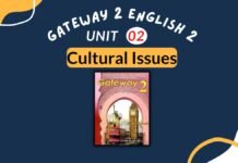Gateway 2 Unit 2 Cultural Issues
