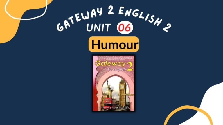 Gateway 2 Unit 6 Humour