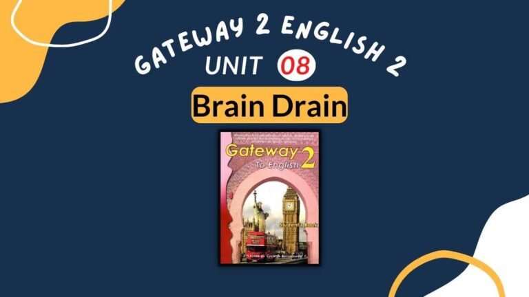 Gateway 2 Unit 8 Brain Drain