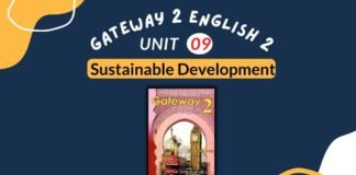 Gateway 2 Unit 9 Sustainable Development