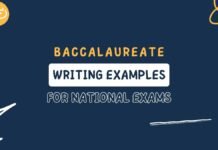 Writing Examples for National Exam