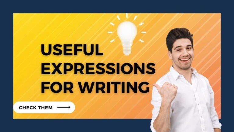 Useful Expressions for Writing