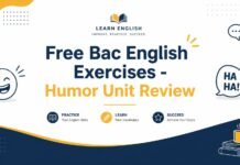 7 Free Bac English Exercises - Humor Unit Review