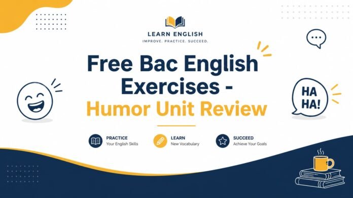 7 Free Bac English Exercises - Humor Unit Review