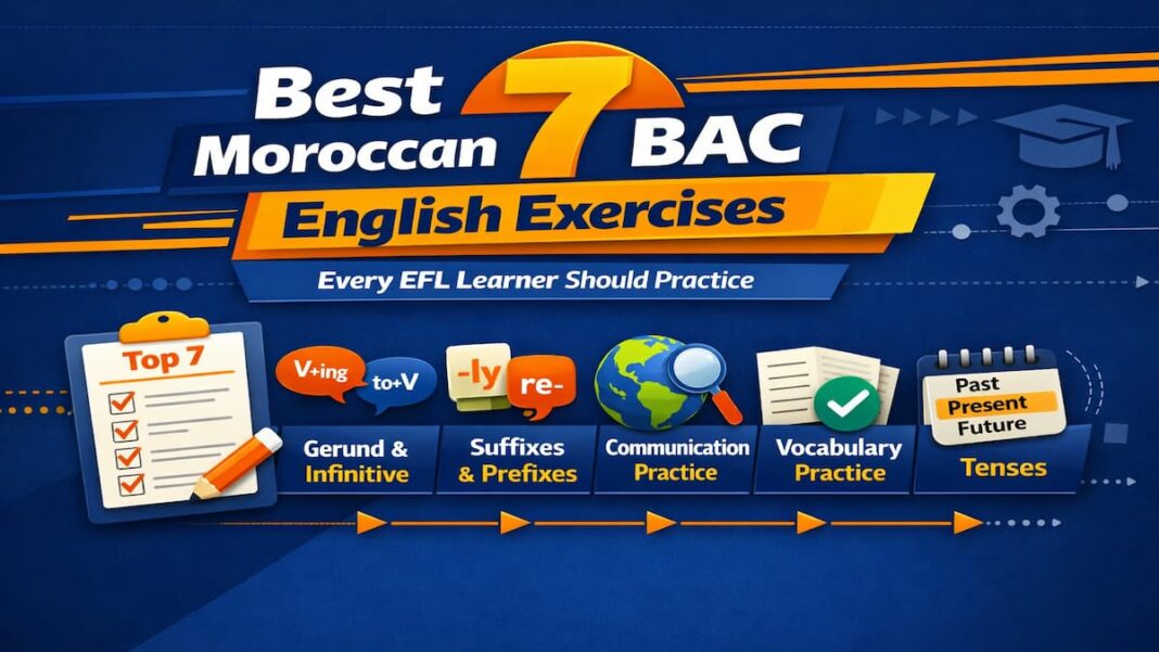 Best 7 Moroccan BAC English Exercises for EFL Learners | My Teacher Nabil