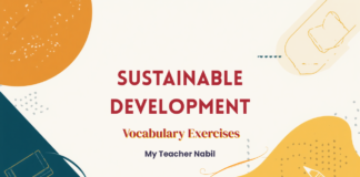 Sustainable Development Vocabulary Exercises