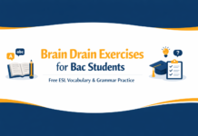 Brain Drain Exercises for Bac Students | Free ESL Vocabulary & Grammar Practice