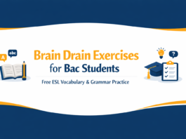 Brain Drain Exercises for Bac Students | Free ESL Vocabulary & Grammar Practice